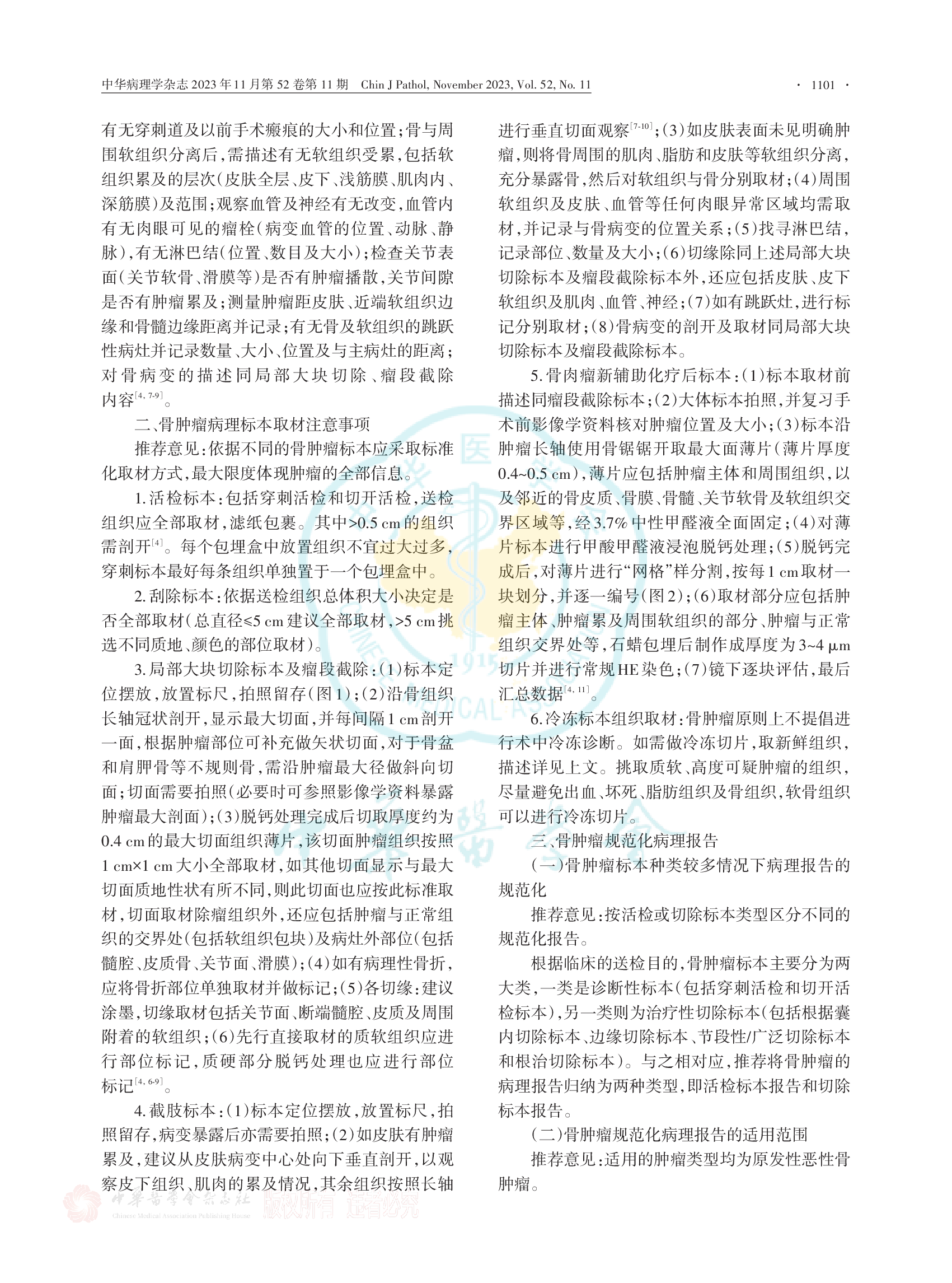 骨肿瘤病理标本处理 、取材和规范化病理报告临床实践指南（2023版）-004.png